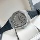 Replica AP Royal Oak 15500 8215 Grey Dial Leather Strap Watch 41MM  (7)_th.jpg